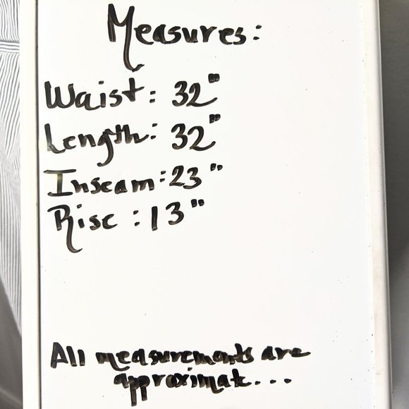 Eliane Rose Off White Navy Striped Capris Size 8 - Picture 8 of 8